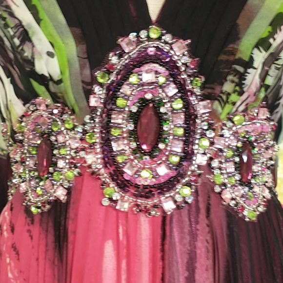 Argoli evening gown multi color - Picture 3 of 9